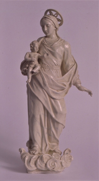 Madonna con Bambino in terraglia della Fabbrica Franchini di Este (primo quarto del XIX sec.)