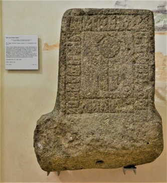 Stele con iscrizione venetica da Monselice, Ca’ Oddo (V sec. a.C.)